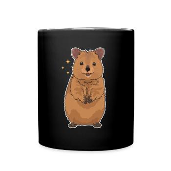 Kangourou à queue courte Quokka : le cadeau de Quokka - Mug uni - noir - Devant