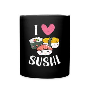 Sushi - Mug uni - noir - Devant