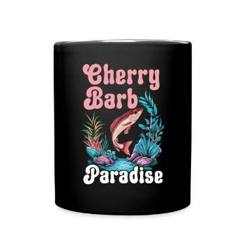 Poisson barbelé cerisier Poisson d'aquarium d'eau douce Aquariste - Mug uni - noir - Devant