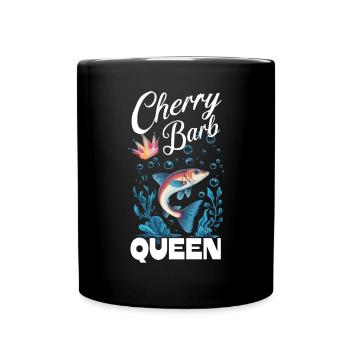 Poisson barbelé cerisier Poisson d'aquarium d'eau douce Aquariste - Mug uni - noir - Devant