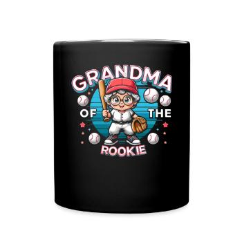 Baseball Grandma Grandmother Grandparents Day - Full Colour Mug - black - Front