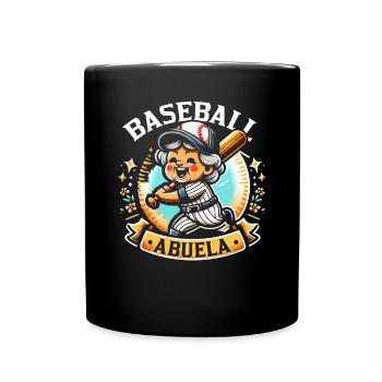 Baseball Oma Großmutter Großelterntag - Tasse einfarbig - Schwarz - Vorne