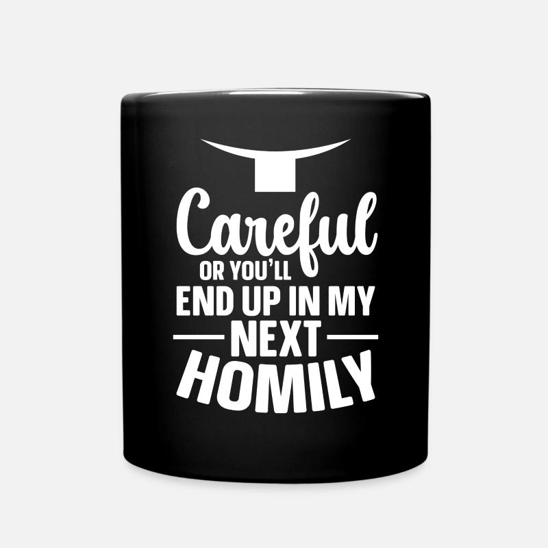 Prêtre prêtre chrétien catholique - Mug uni - noir