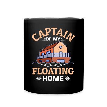 Funny Houseboat Saying - Full Colour Mug - black - Front