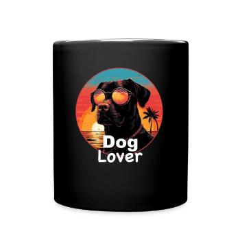 Dog Lover DesignAnimal Lover Dog Owner Gift - Full Colour Mug - black - Front