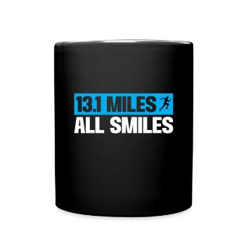 Semi-marathon 13, coureur de marathon de 1 mile - Mug uni - noir - Devant