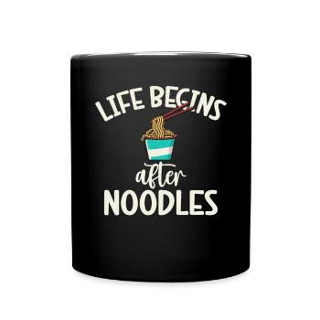 Cadeaux pour les amateurs de nouilles - Mug uni - noir - Devant