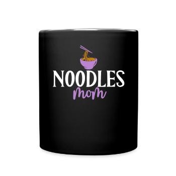 Noodle Lover Gifts - Tasse einfarbig - Schwarz - Vorne