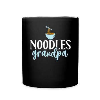 Noodle Lover Gifts - Tasse einfarbig - Schwarz - Vorne