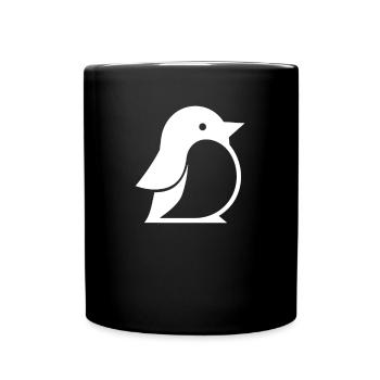 Pinguin Kawaii Pinguin Niedlich - Tasse einfarbig - Schwarz - Vorne