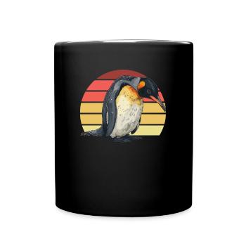 Penguin Kawaii Penguin Cute - Full Colour Mug - black - Front
