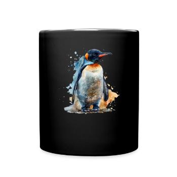 Pingouin Kawaii Pingouin mignon - Mug uni - noir - Devant