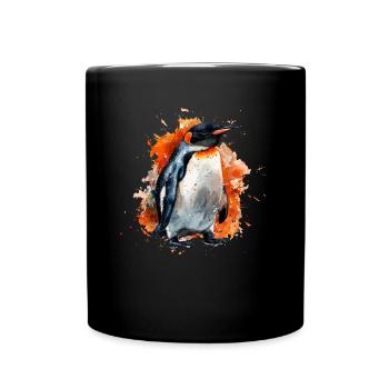 Pingouin Kawaii Pingouin mignon - Mug uni - noir - Devant