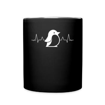 Pingouin Kawaii Pingouin mignon - Mug uni - noir - Devant
