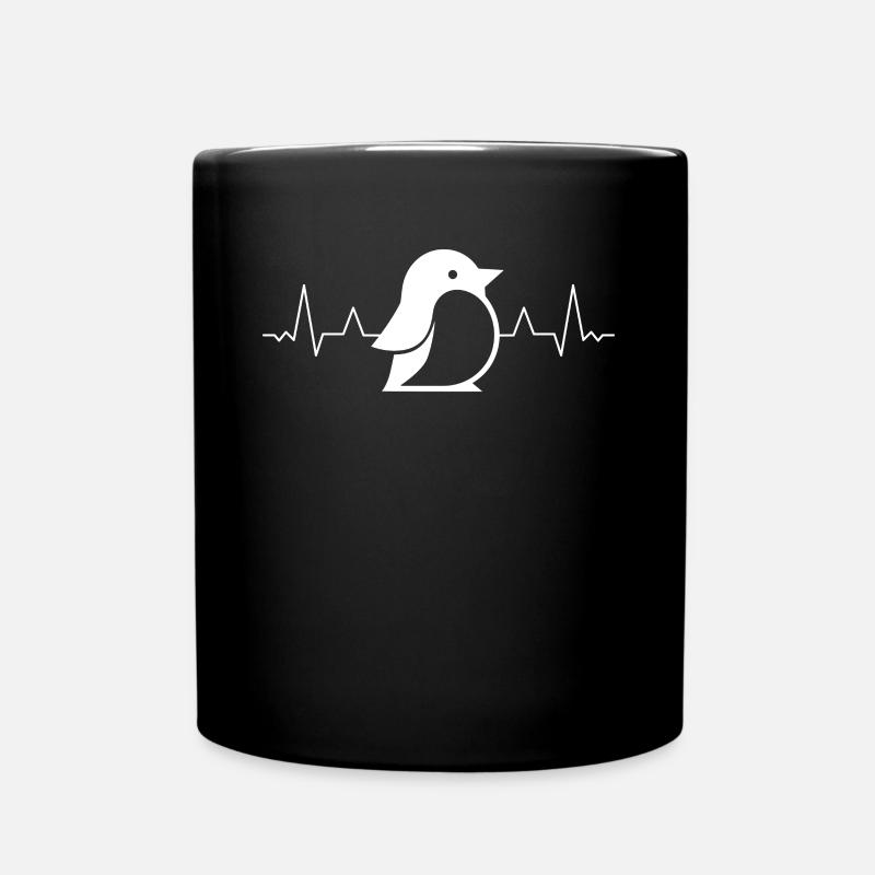 Pinguin Kawaii Pinguin Niedlich - Tasse einfarbig - Schwarz