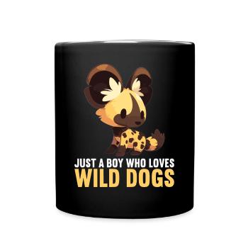 Wild Dogs Wild Dog - Full Colour Mug - black - Front