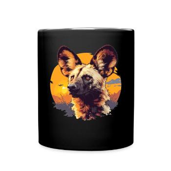 Wild Dogs Wild Dog - Full Colour Mug - black - Front
