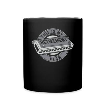 This Is My Retirement Plan Harmonist Harmonicist - Full Colour Mug - black - Front
