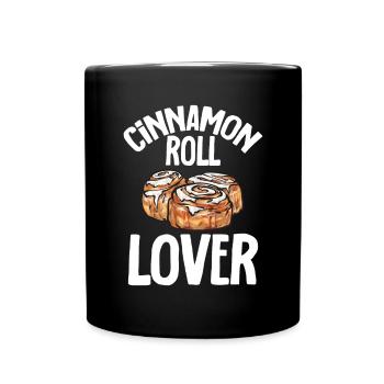 Cinnamon roll - Full Colour Mug - black - Front