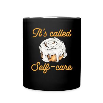 Cinnamon roll - Full Colour Mug - black - Front