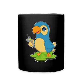 Parrot Microphone - Full Colour Mug - black - Front