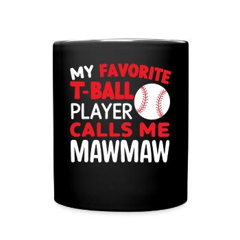 Baseball Grand-mère Grand-mère Journée des grands-parents - Mug uni - noir - Devant
