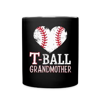 Baseball Oma Großmutter Großelterntag - Tasse einfarbig - Schwarz - Vorne