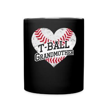 Baseball Oma Großmutter Großelterntag - Tasse einfarbig - Schwarz - Vorne
