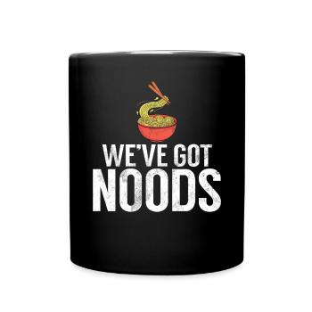 Noodle Lover Gifts - Tasse einfarbig - Schwarz - Vorne