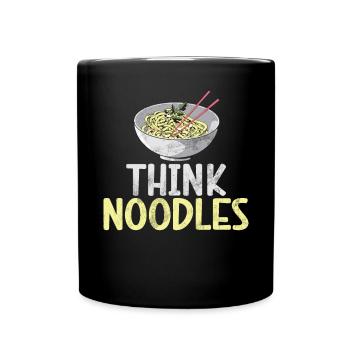 Cadeaux pour les amateurs de nouilles - Mug uni - noir - Devant