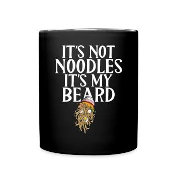 Noodle Lover Gifts - Tasse einfarbig - Schwarz - Vorne