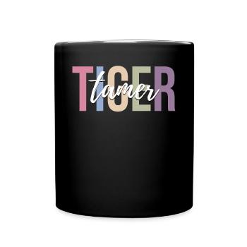 Circus Tiger Circus Tiger Lover Funny Circus - Full Colour Mug - black - Front