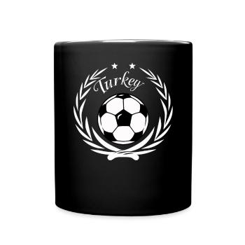 Turquie Cadeau Turquie Football Europe Turquie - Mug uni - noir - Devant