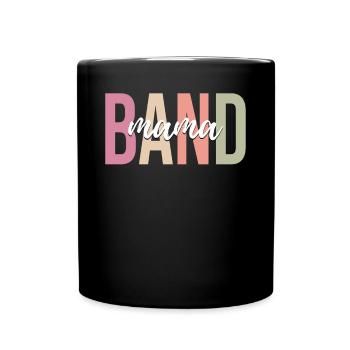Saxophon Mom Marching Band - Tasse einfarbig - Schwarz - Vorne