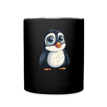 Pingouin Kawaii Pingouin mignon - Mug uni - noir - Devant