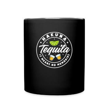 Tequila Sunrise Saufen Party Mexiko Geschenk - Tasse einfarbig - Schwarz - Vorne