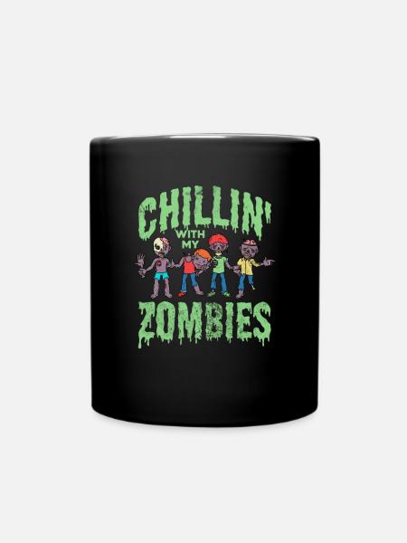 Zombie - Tasse einfarbig - Schwarz