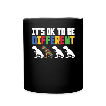 Autismus Awareness Day Autist Geschenk - Tasse einfarbig - Schwarz - Vorne