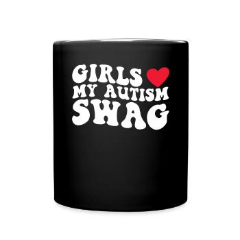 Autismus Awareness Day Autist Geschenk - Tasse einfarbig - Schwarz - Vorne