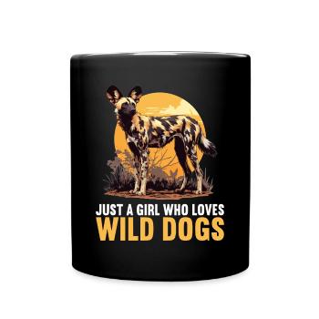 Wild Dogs Wild Dog - Full Colour Mug - black - Front