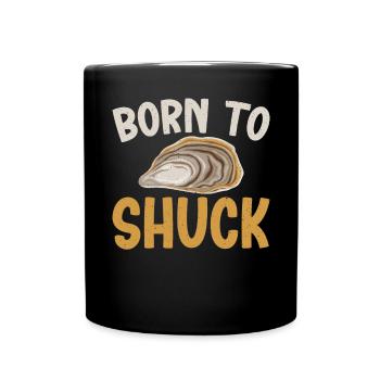 Oyster Gifts - Tasse einfarbig - Schwarz - Vorne
