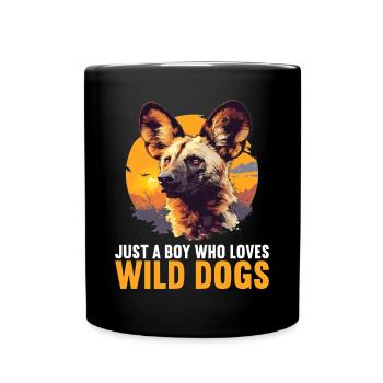 Wild Dogs Wild Dog - Full Colour Mug - black - Front