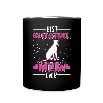 Meilleure maman Galgo Español Lévrier espagnol de tous les temps - Mug uni - noir - Devant