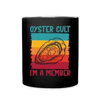 Oyster Gifts - Tasse einfarbig - Schwarz - Vorne