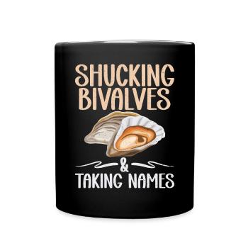 Oyster Gifts - Tasse einfarbig - Schwarz - Vorne