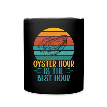 Oyster Gifts - Tasse einfarbig - Schwarz - Vorne