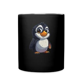 Pingouin Kawaii Pingouin mignon - Mug uni - noir - Devant