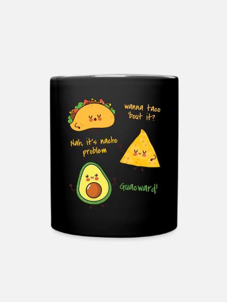 Avocado - Tasse einfarbig - Schwarz