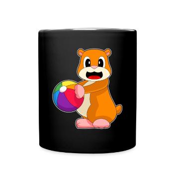 Natation Hamster Water-polo Été - Mug uni - noir - Devant