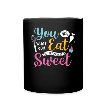 Bäcker - Tasse einfarbig - Schwarz - Vorne